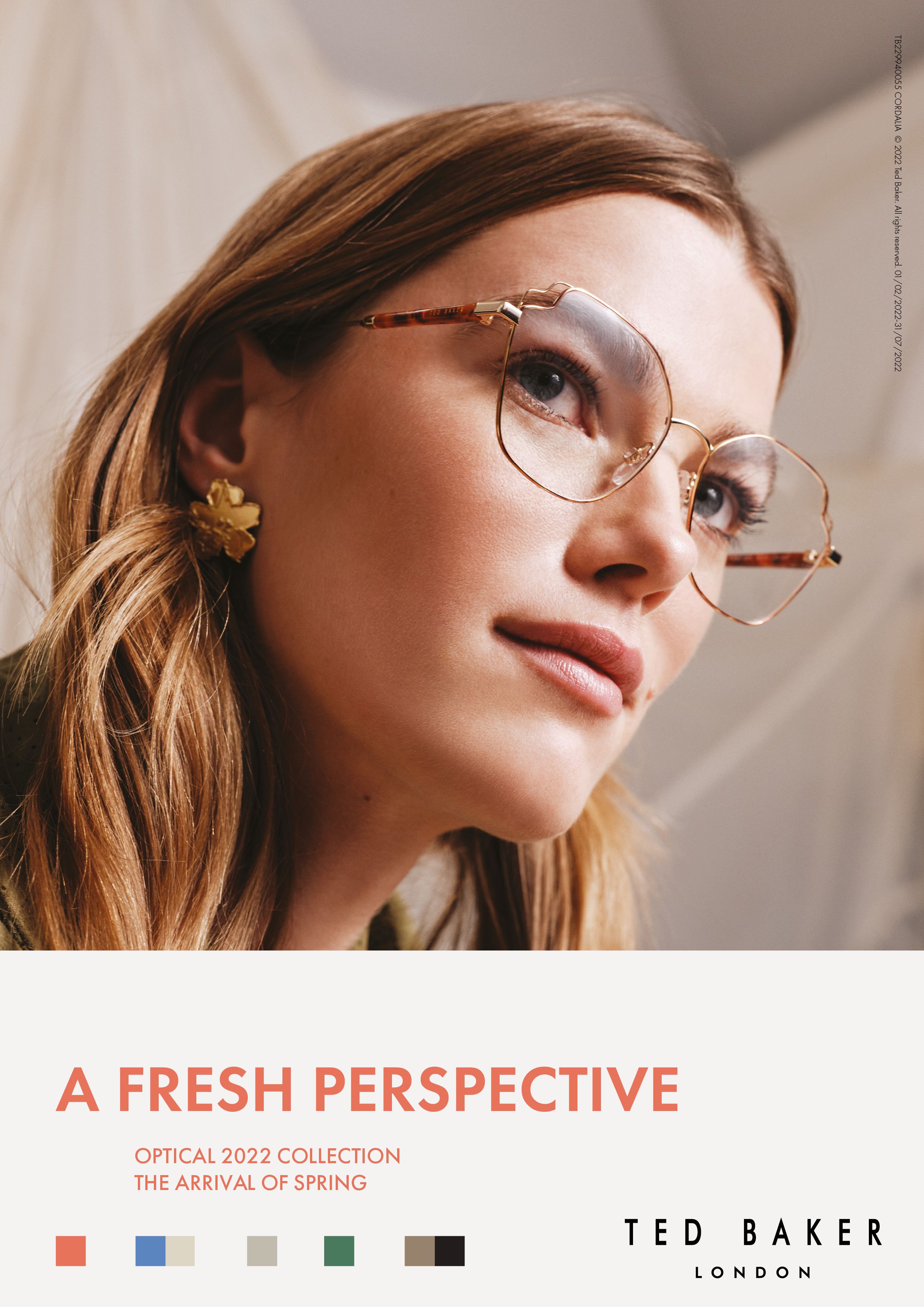 Ted Baker SS22 optical collection